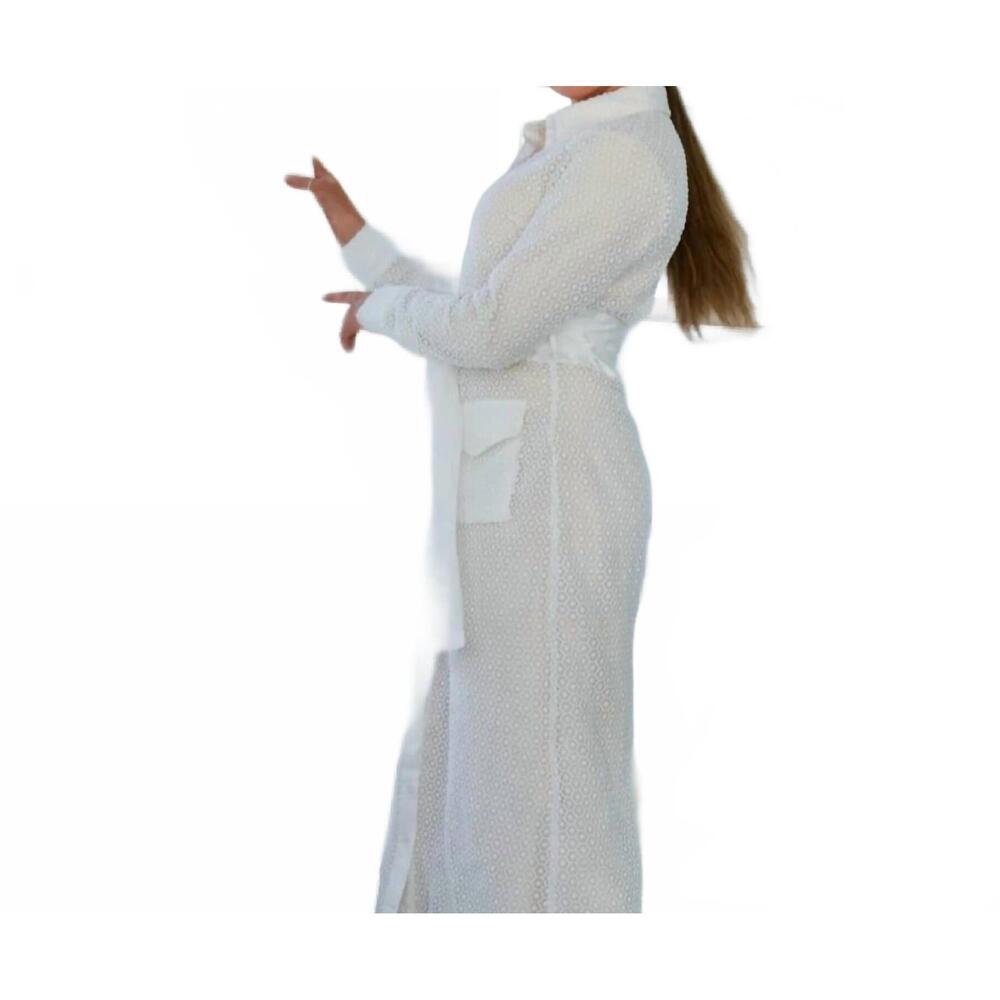NEW ESTEEM COUTURE kylie button-down dress in ivory